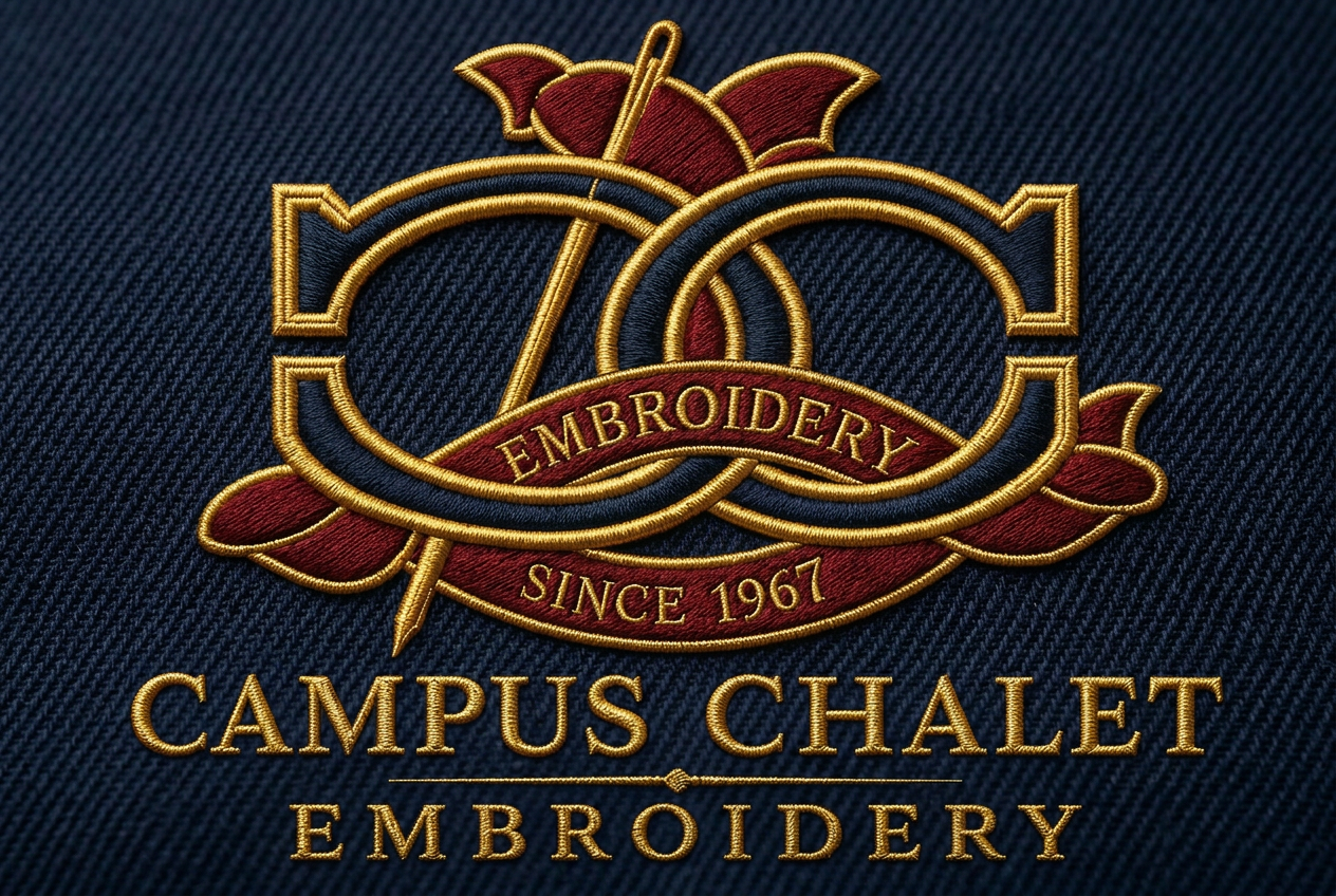 Embroidered Campus Chalet crest