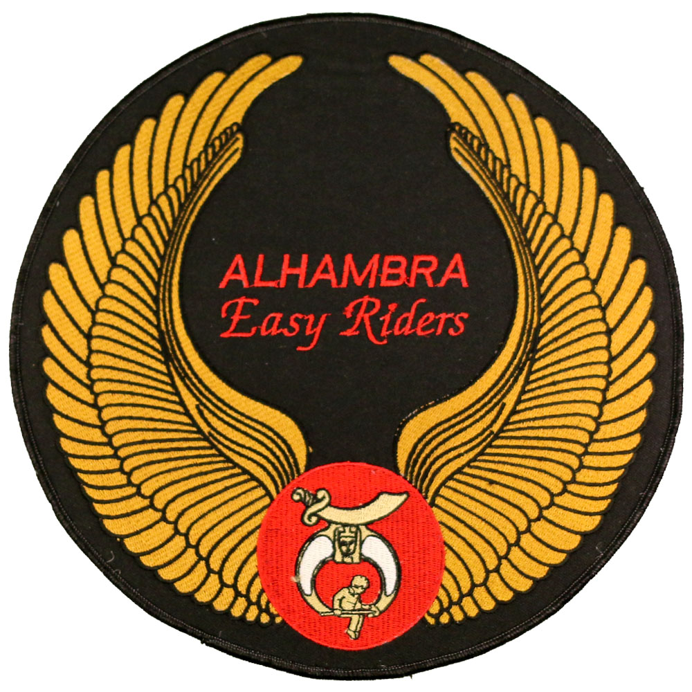 campus chalet - large motorcycle patches - alabama easy riders